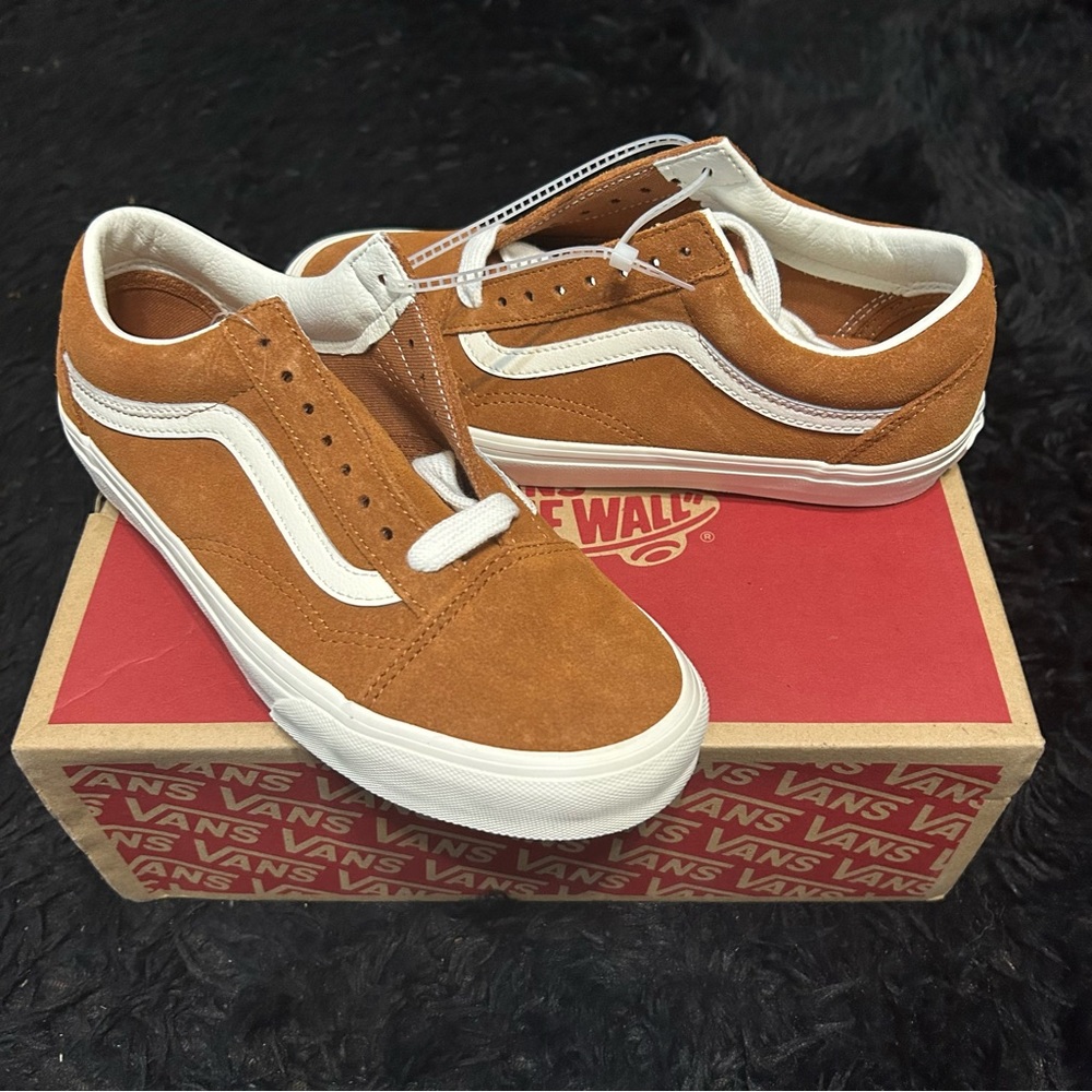 VANS Old Skool suede lace up shoes sneakers women’s 8 new - Picture 7 of 7